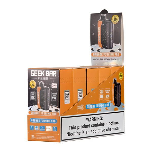 Geek Bar Pulse X 25000 Disposable Vape - Orange Fcuking FAB (5% Nicotine)