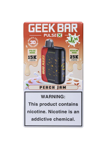 Geek Bar Pulse X 25000 Disposable Vape - Peach Jam Edition (5% Nic)