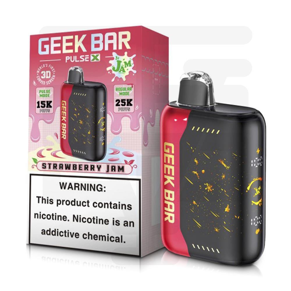 Geek Bar Pulse X 25000 Disposable Vape - Strawberry Jam Edition (5% Nic)