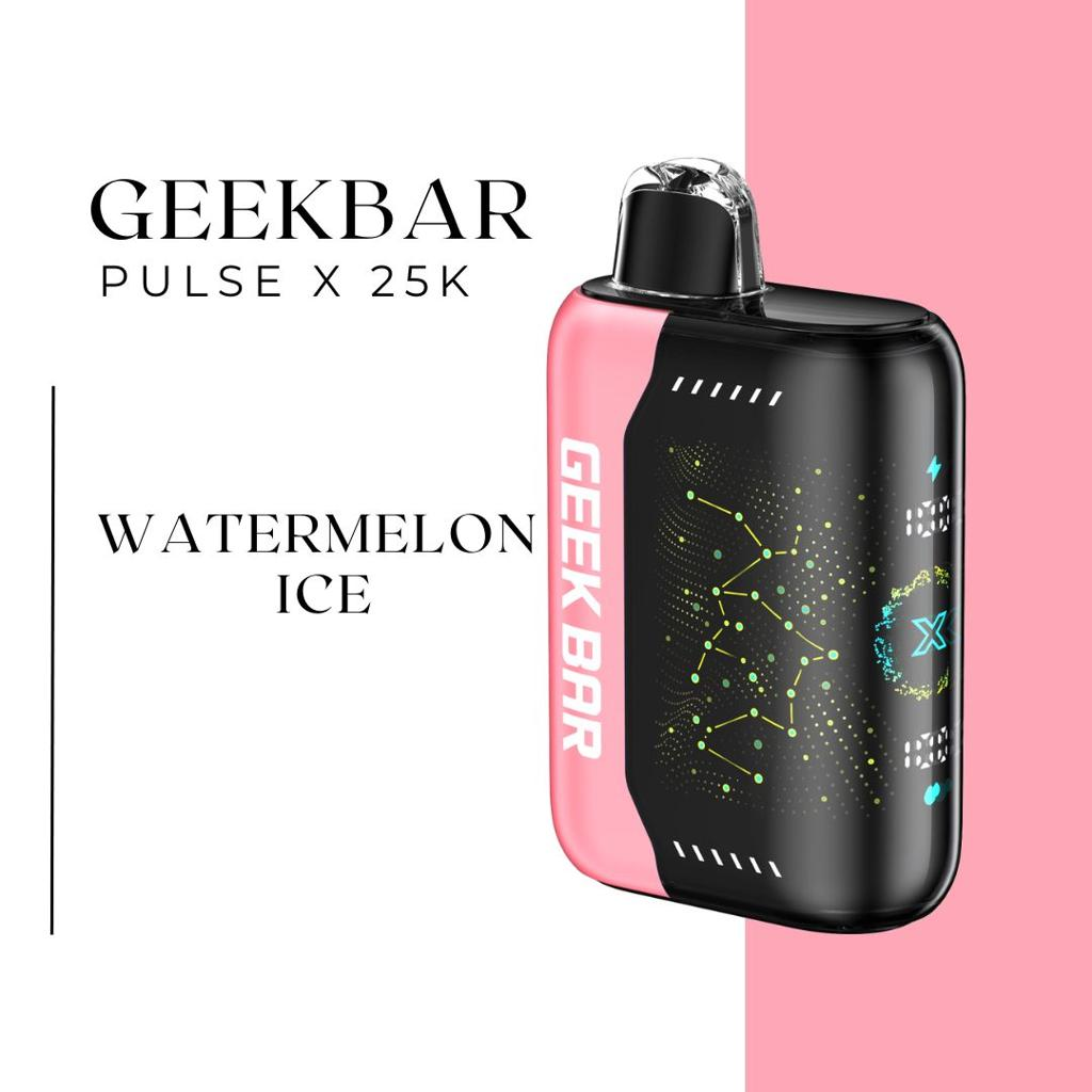 Geek Bar Pulse X 25000 Disposable Vape - Watermelon Ice (5% Nicotine)